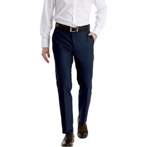 NWT Calvin Klein Men's Slim Fit Wool Suit Pants Only Blue Twill 42 Short